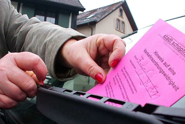 Rosafarben wie die stdtischen Bugeld...deutlich weniger Verste registriert.  | Foto: Andr Hnig