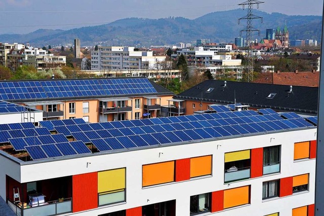 Damit Betreiber von Photovoltaikanlage...Freiburg ein neues Konzept entwickeln.  | Foto: Thomas Kunz