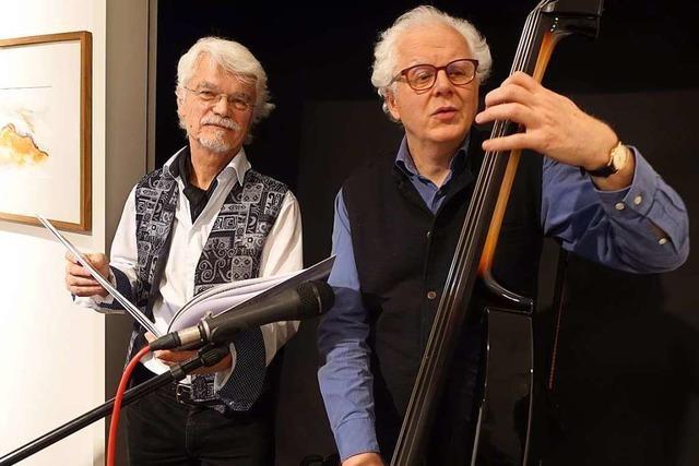 Markus Manfred Jung und Uli Fhre in der Haltinger Galerie Underground