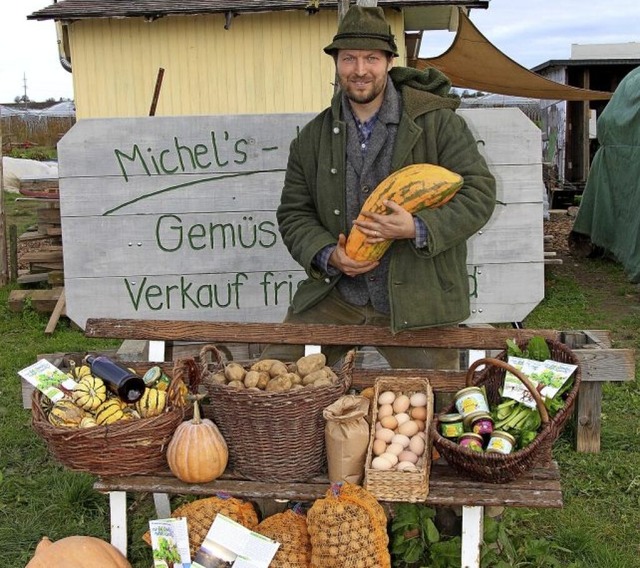 Michael Selinger sucht nach neuen Konzepten fr die Landwirtschaft.  | Foto: Christine Speckner