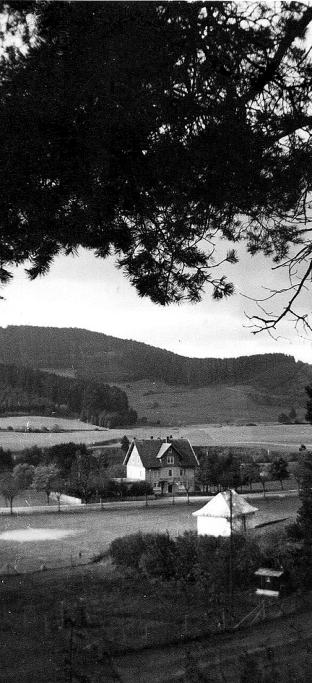 Clubhaus Wildesportplatz: Die Aufnahme... SV Hlzlebruck als Sportplatz diente.  | Foto: Roland Weis