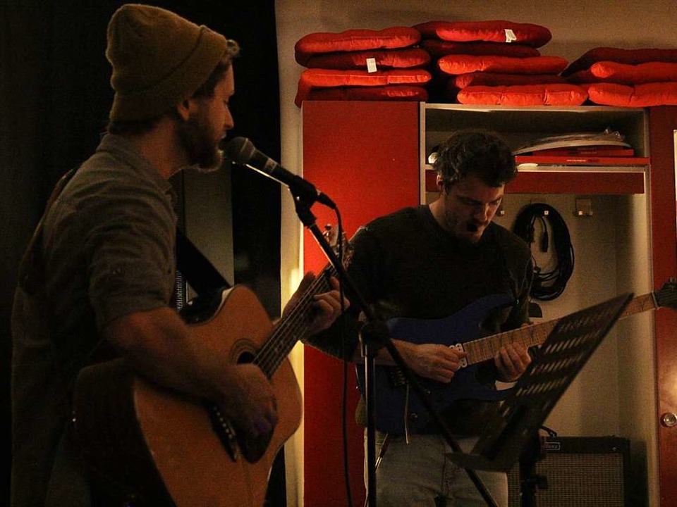 Reto Feler (Gitarre): &#8222;Ich find...leift wie einen guten Edelstein&#8220;  | Foto: Vincent Zeile