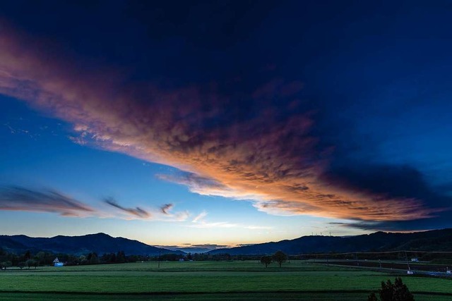 Wolkenbilder ber dem Dreisamtal  | Foto: Michael Jones