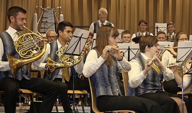 Musik fr jeden Geschmack bot der Musikverein Htten beim Jahreskonzert.  | Foto: Andreas Bhm