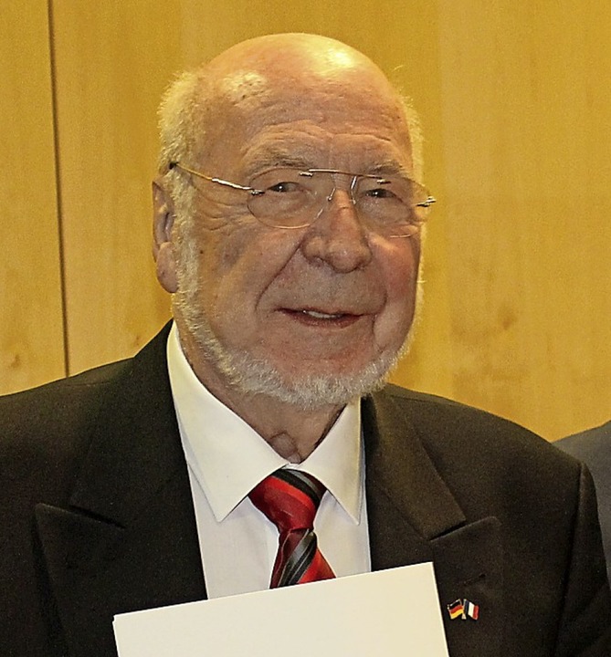 Staufermedaille für Franz Mayer Donaueschingen Badische Zeitung