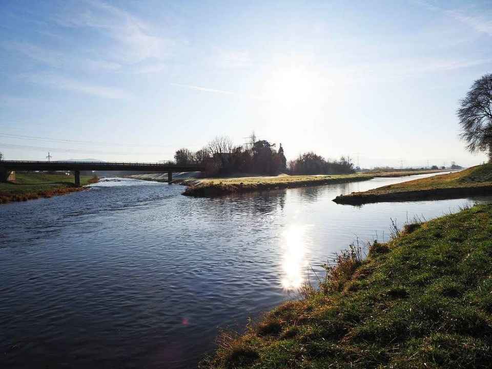 An der Riegeler Pforte flie�en Elz, Gl...Die Qualit�t der Wasser ist nicht gut.  | Foto: Michael Haberer