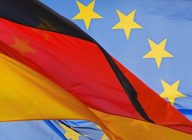 Deutschland zahlt erhebliche Summen in die europischen Kassen ein.  | Foto: Patrick Pleul (dpa)