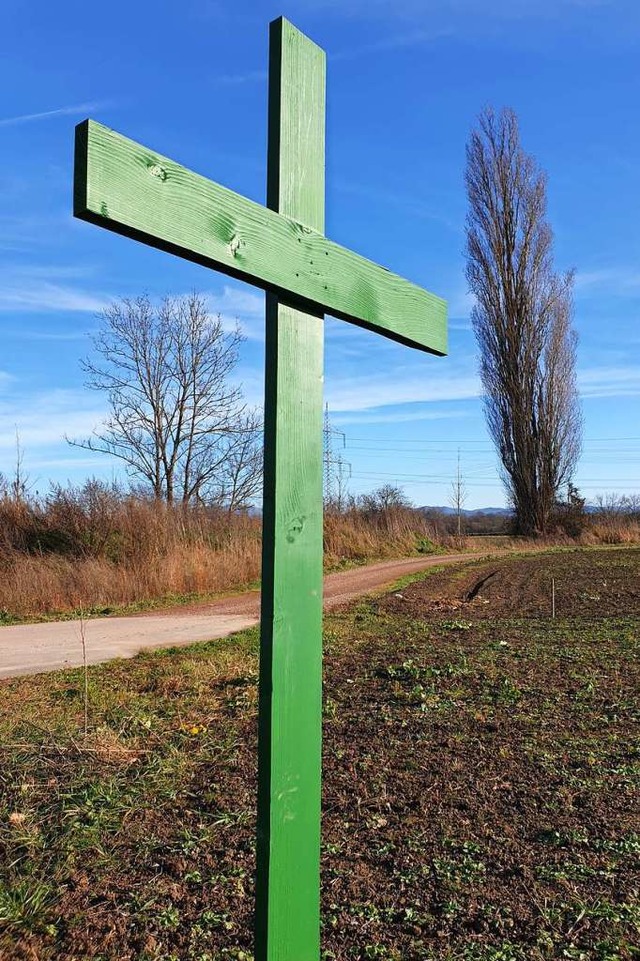 Grnes Kreuz bei Btzingen  | Foto: Alexander Dick