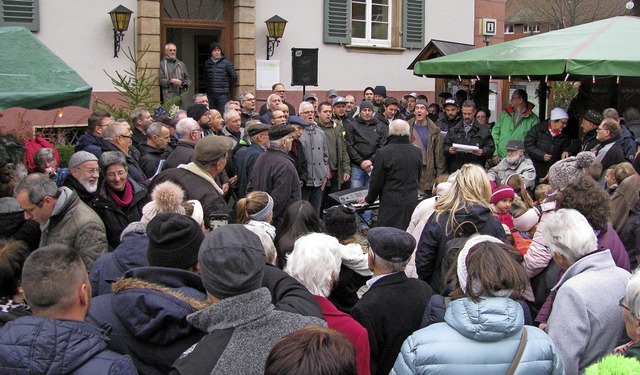 Die Resonanz beim Schwarzwlder Weihnachtsmarkt in Mnstertal war gewaltig.   | Foto: Manfred Lange