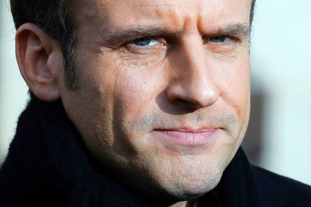 Frankreichs Prsident Emmanuel Macron  | Foto: Ludovic Marin (dpa)