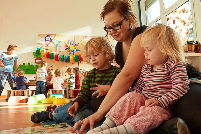 Vorlesen, Erklren, Worte  zuordnen &#...hieht dieser natrlich in Hochdeutsch.  | Foto: Georg Wendt