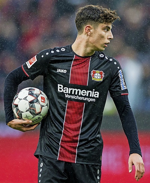 Kai Havertz von Bayer Leverkusen  | Foto: Rolf Vennenbernd