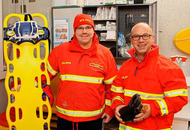 Freuen sich, dass sie beim Stadtgulden...rspacher von der DLRG-Ortsgruppe Lahr.  | Foto: Reiner Beschorner