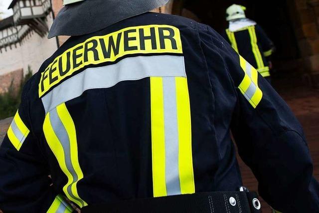 Zwei Leichtverletzte bei Brand in Hausflur in Freiburg-Landwasser