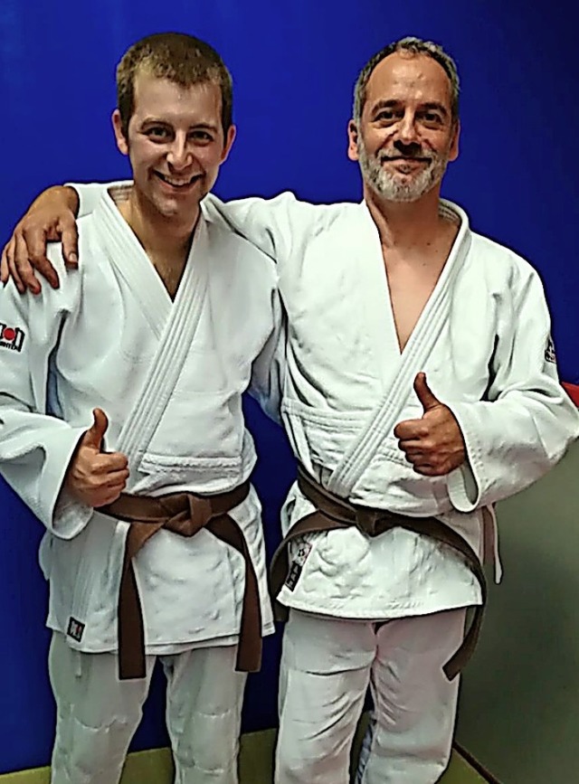 <BZ-FotoAnlauf>Judoclub:</BZ-FotoAnlauf> Falk Albert (links) und Lukas Schfer   | Foto: Judoclub Grenzach-Wyhlen