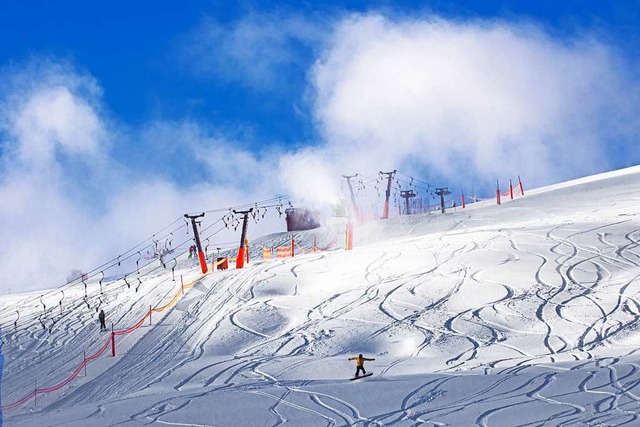 Skifahren auf dem Feldberg.  | Foto: Wolfgang Scheu