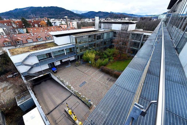 Im IHK-Innenhof soll gebaut werden.  | Foto: Thomas Kunz