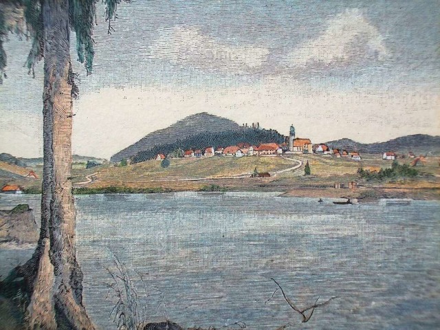 In den ersten Julitagen 1849 kehrte di...an den See zurck (Holzstich um 1880).  | Foto: Friedbert Zapf