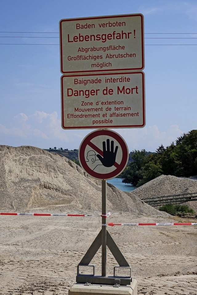 Schon seit Jahren wird ber die Erweit...he am Rimsinger Baggersee diskutiert.   | Foto: Julius Wilhelm Steckmeister