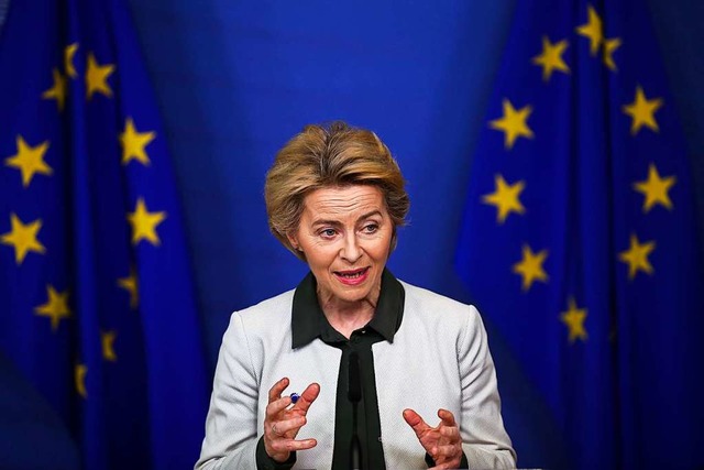 EU-Kommissionsprsidentin Ursula von der Leyen  | Foto: Francisco Seco (dpa)