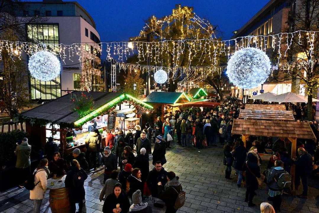Der Freiburger Weihnachtsmarkt  | Foto: Thomas Kunz