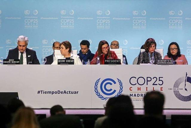 Klimakonferenz in Madrid endet mit Minimalkompromiss