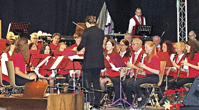 Das vereinte Orchester der Jugend und der Erwachsenen (Ausschnitt)  | Foto: Rolf Reimann