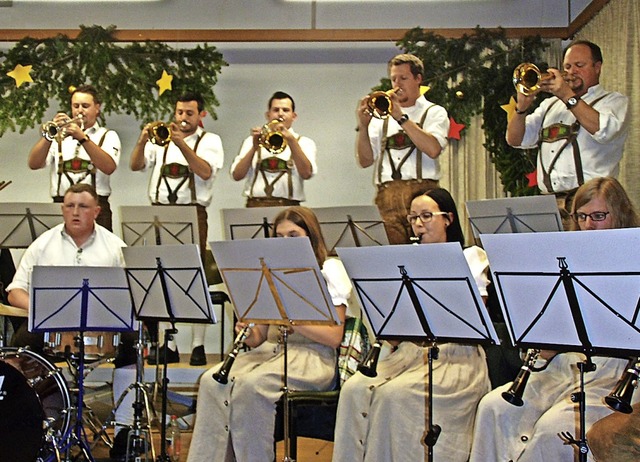 Einen leidenschaftlichen musikalischen...m mit dem MV Friedenweiler-Rudenberg.   | Foto: Cornelia Selz