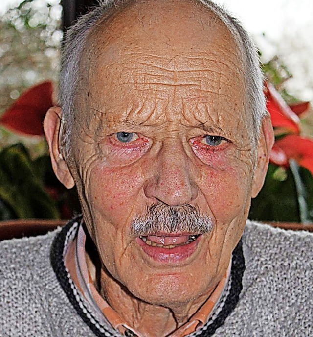 Walter Betzold feiert in Wiechs seinen 90. Geburtstag.   | Foto: Ralph Lacher