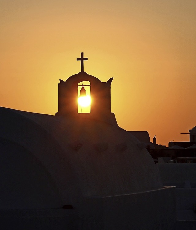 Auf Santorini gibt es nicht nur viel S...ouristen das Sightseeing erleichtern.   | Foto: Tom Rold