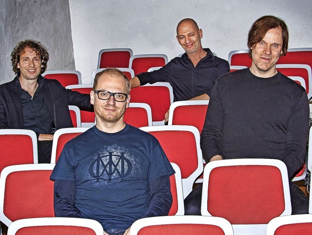 Die vier begnadeten Vokalisten der A-C... Blommers und Luc Devens (von links).   | Foto: Paul Eischet