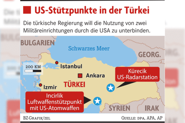 Erdogan droht USA mit Schließung von Militärbasen