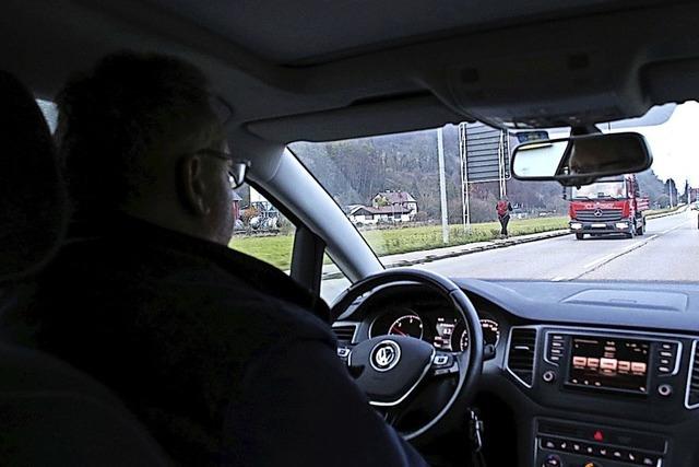 Mit Geduld auf der B 314 unterwegs