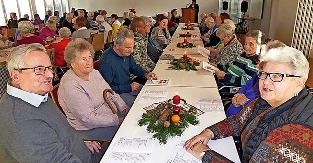 <BZ-FotoAnlauf>Adventsfeier:</BZ-FotoA...ation im evangelischen Gemeindehaus.    | Foto: Musolt