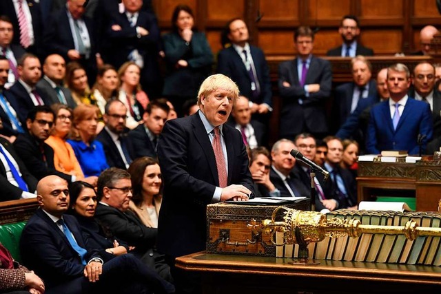 Boris Johnson im Parlament  | Foto: JESSICA TAYLOR (AFP)