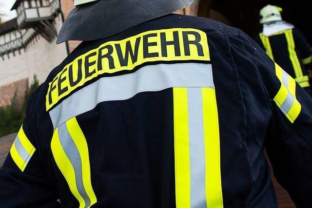 Brand in einer Lackiererei in Bad Sckingen rasch gelscht