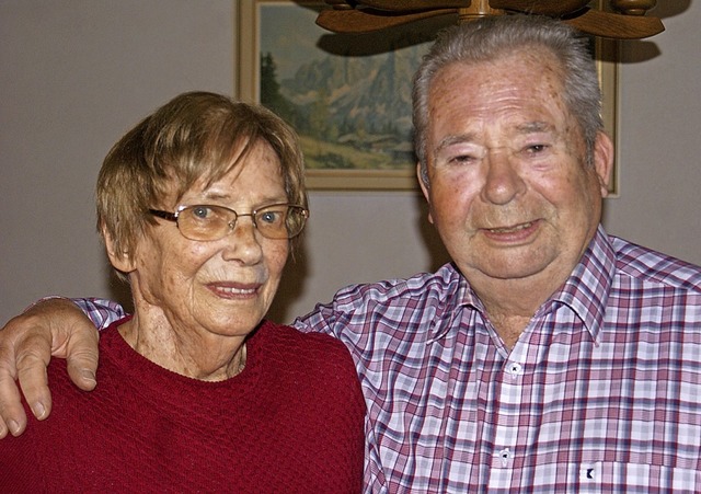 Goldenes Jubilum: Ingrid und Siegfried Birkenbeul  | Foto: Werner Probst