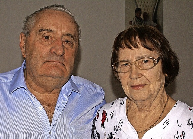 David und Klara Weimer sind seit 60 Jahren verheiratet.   | Foto: Werner Probst