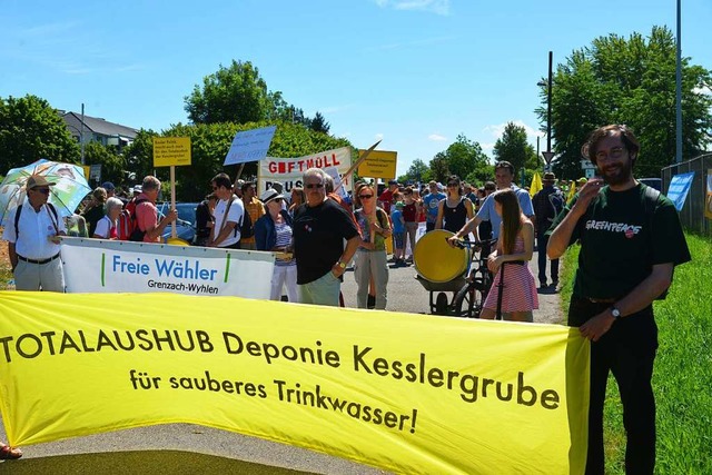 2015 gab&#8217;s eine Demonstration ge...Klger eine erste Schlappe einstecken.  | Foto: Martin Eckert