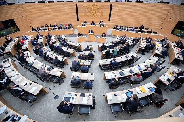 Der baden-wrttembergische Landtag  | Foto: Tom Weller (dpa)