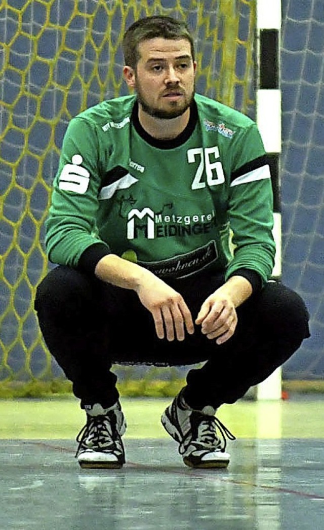 <BZ-FotoAnlauf>Handball:</BZ-FotoAnlau...Keeper Daniel Velz ist noch ungewiss.   | Foto: Wolfgang Knstle
