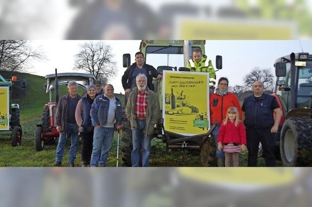 Landwirte machen auf sich aufmerksam