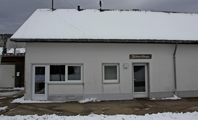 Das Schollacher Schlachthaus braucht eine  Verwaltung.   | Foto: Gert Brichta
