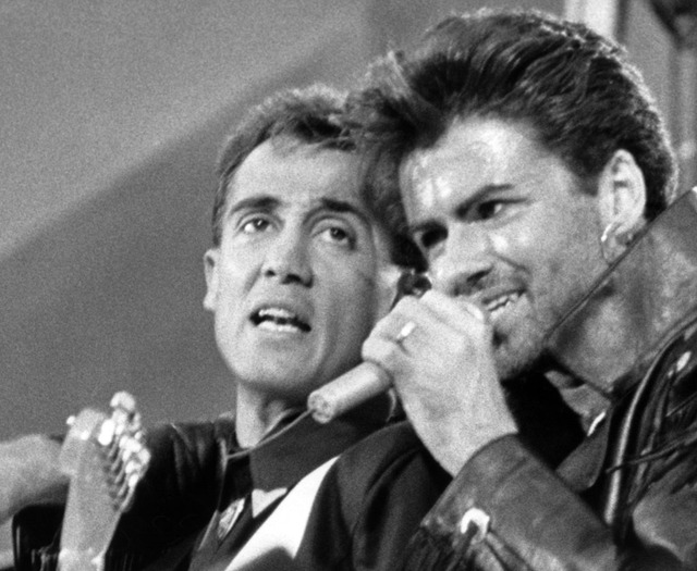 Zwei Freunde, jung und unbekmmert: So... Foto von 1986, rechts George Michael   | Foto: PA