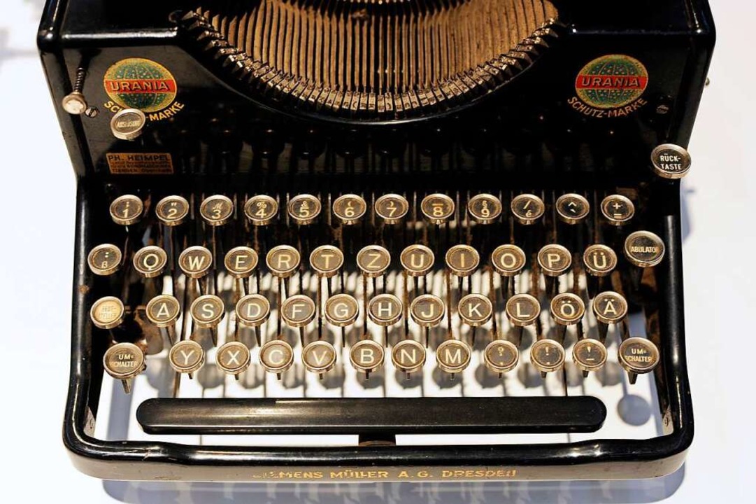 Schreibmaschine.  | Foto: Ingo Schneider