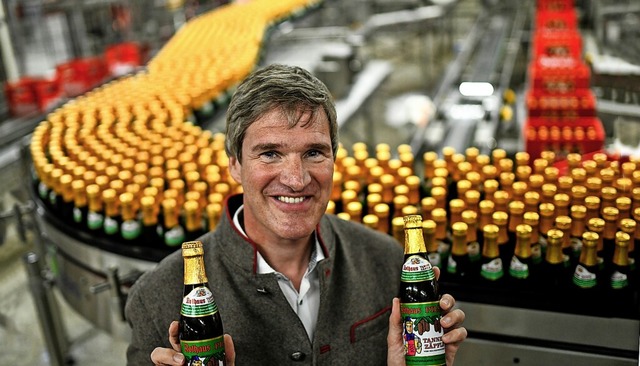 Heimat in Flaschen: Das Tannenzpfle ist das bekannteste Produkt der Brauerei.   | Foto: Patrick Seeger
