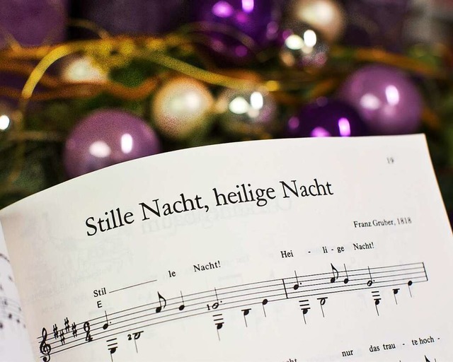 Ein Klassiker unter den  Weihnachtsliedern: Stille Nacht.  | Foto: Michael Kappeler