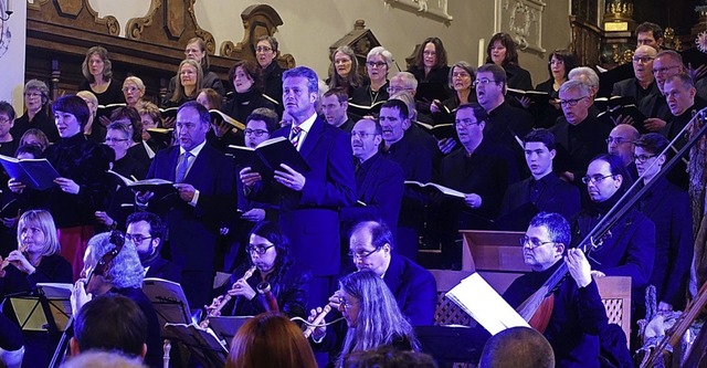 Die Auffhrung des Weihnachtsoratorium...1; hier ein Bild aus dem Jahre 2015.    | Foto: Roswitha Frey