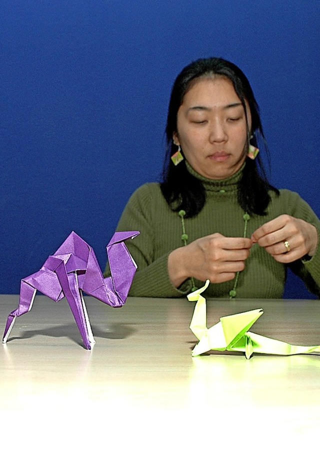 Origami ist Kunst.   | Foto: Brigitte Sasse