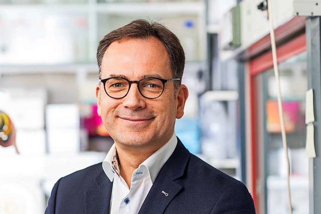 Marco Prinz, Neuropathologe in Freibur...utschen Forschungspreis ausgezeichnet.  | Foto: Brit Schilling